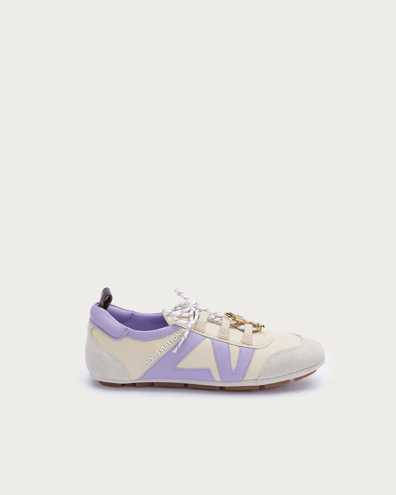 Louis Vuitton LV Trainer Sneaker — Cream-Lilac