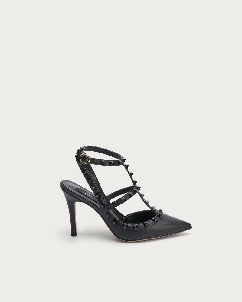 Valentino Garavani Rockstud Caged Pump — Black